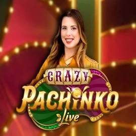 Official Live Casino logo: Crazy Pachinko by Evolution at Thrillsy Casino