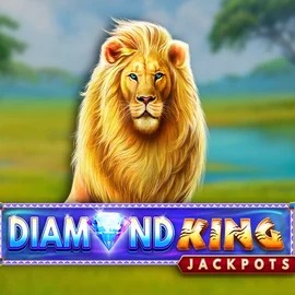 Diamond King Jackpots by SpinPlay Games, showcased at thrillsycasino.eu – game logo