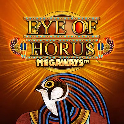 Eye of Horus Megaways slot logo by Blueprint Gaming at Thrillsy Casino