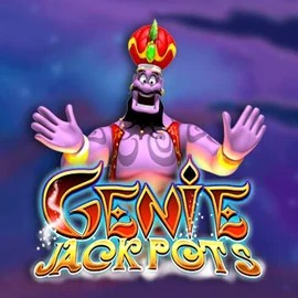 Genie Jackpots game by Blueprint Gaming – logo hosted on Thrillsy Casino