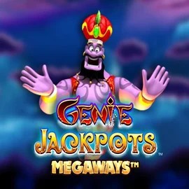 Genie Jackpots Megaways online game logo by Blueprint Gaming on thrillsycasino.eu