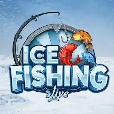 Ice Fishing Live slot icon by Evolution, available at Thrillsy Casino