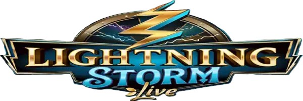 Lightning Storm slot visual from Evolution available on thrillsycasino.eu
