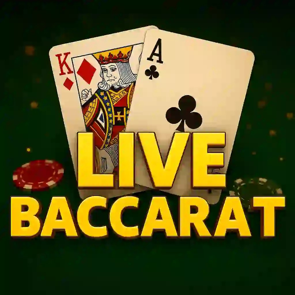 Official Live Casino logo: Live Baccarat by Evolution at Thrillsy Casino