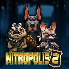 Nitropolis 2 slot visual from ELK Studios available on thrillsycasino.eu