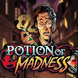 Slots logo of Potion of Madness from Play'n GO at Thrillsy Casino