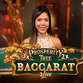 Prosperity Tree Baccarat slot visual from Evolution available on thrillsycasino.eu