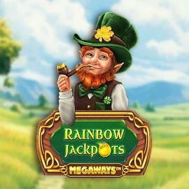 Rainbow Jackpots Megaways slot visual from Red Tiger Gaming available on thrillsycasino.eu