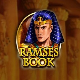 Official Slots logo: Ramses Book Deluxe by Gamomat at Thrillsy Casino