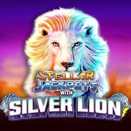 Stellar Jackpots with Silver Lion casino game by Lightning Box Game – featured logo at Thrillsy Casino