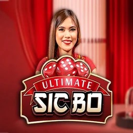 Ultimate Sic Bo online game logo by Ezugi on thrillsycasino.eu