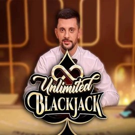 Unlimited Blackjack logo – Live Casino by Ezugi at Thrillsy Casino