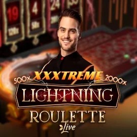 XXXtreme Lightning Roulette slot logo by Evolution at Thrillsy Casino